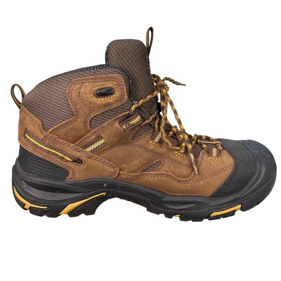 Keen Men’s Braddock Brown Leather Steel Toe Work Boot Size US 11 EE main image 8